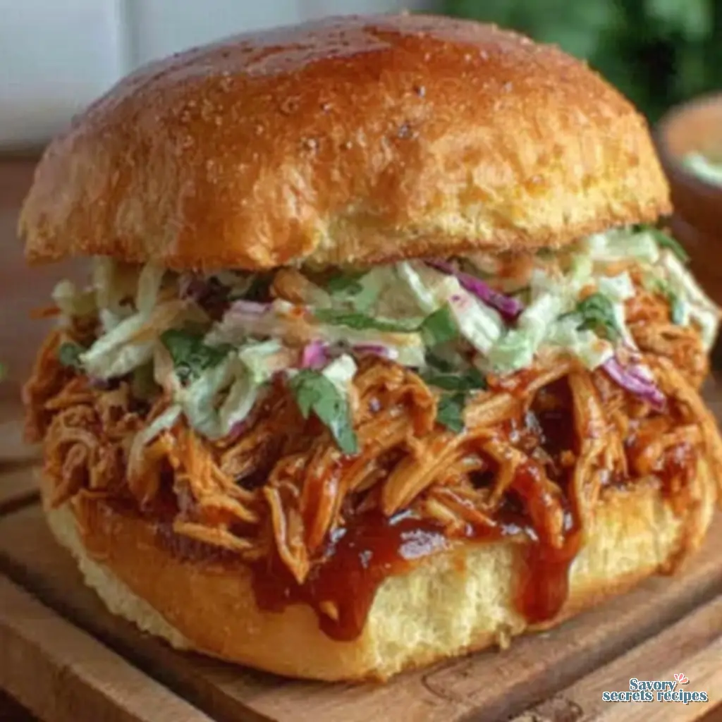 easy pulled chicken recipe close up