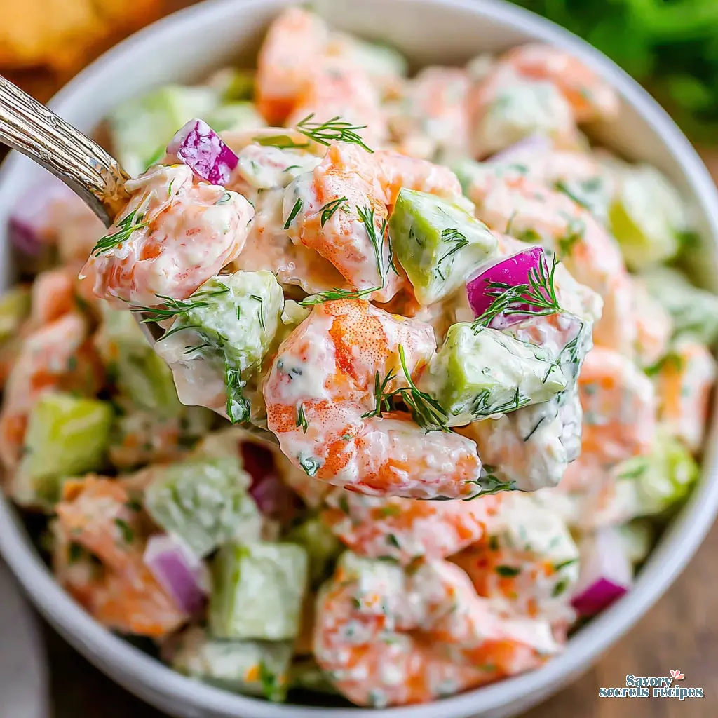 easy shrimp salad recipe - variation 4