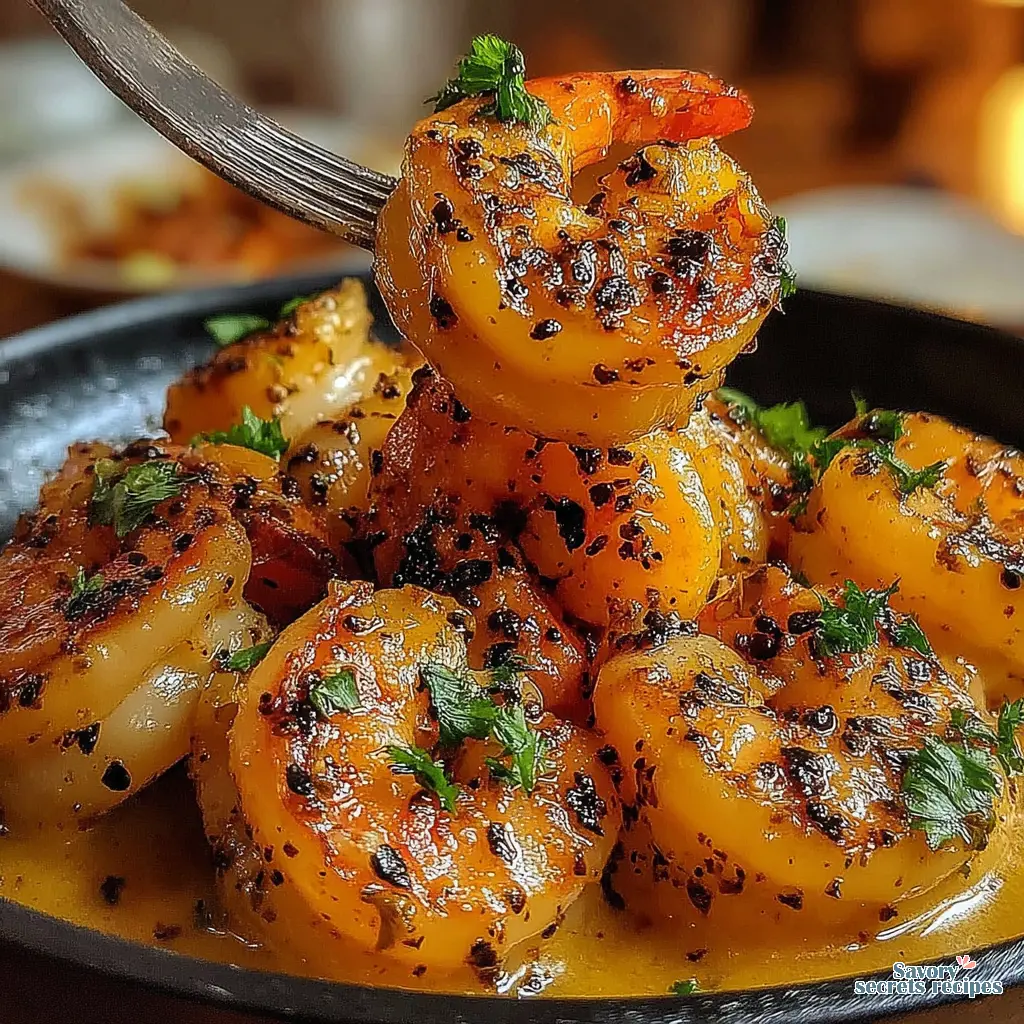 easy shrimp skillet final presentation