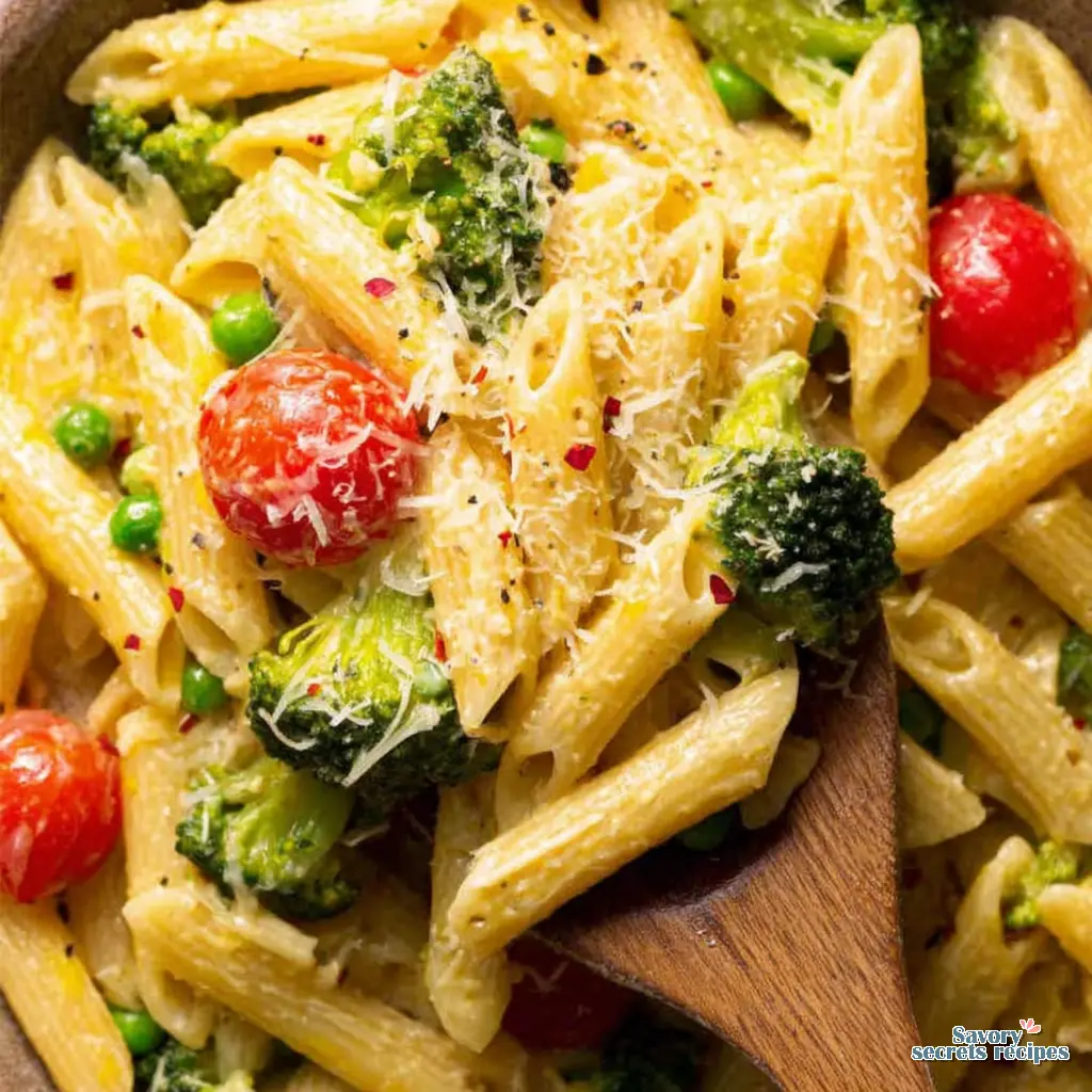 easy spring pasta recipe close up