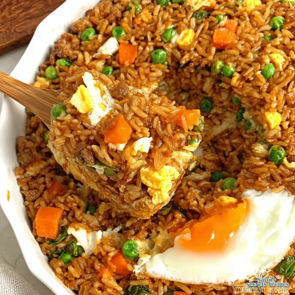 easy veggie fried rice - variation 4
