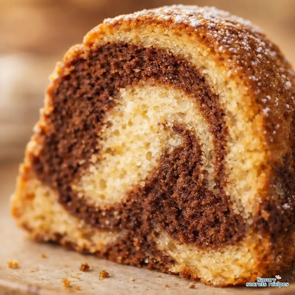 eggless marble cake recipe close up
