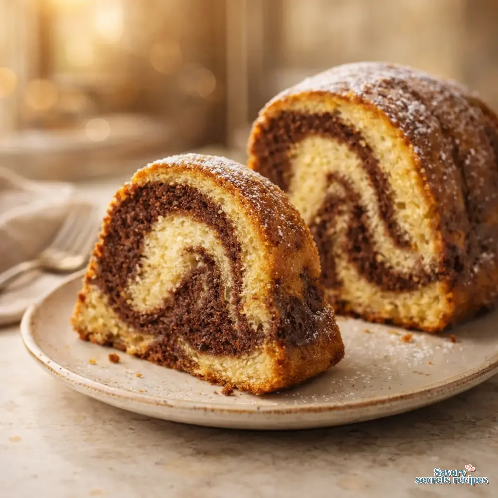 eggless marble cake recipe final presentation