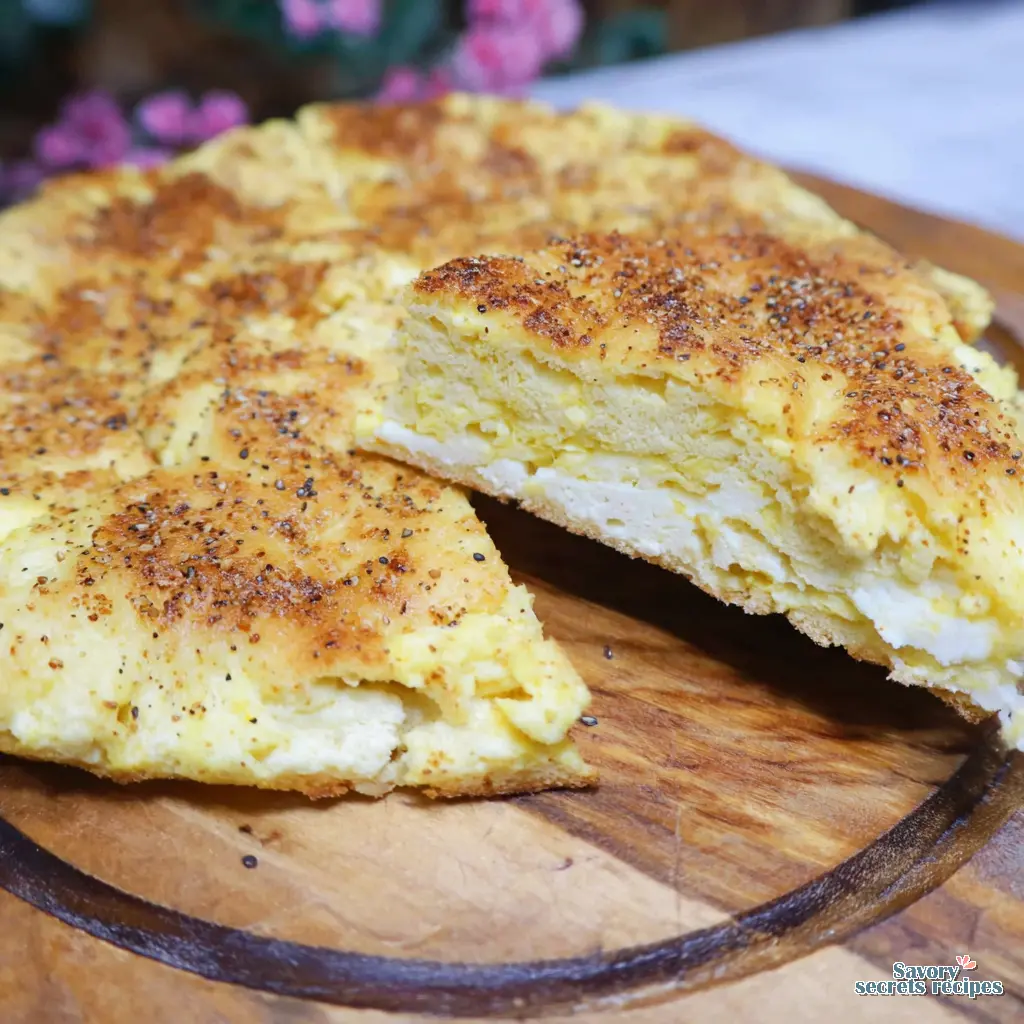 everything bagel cottage cheese flatbread