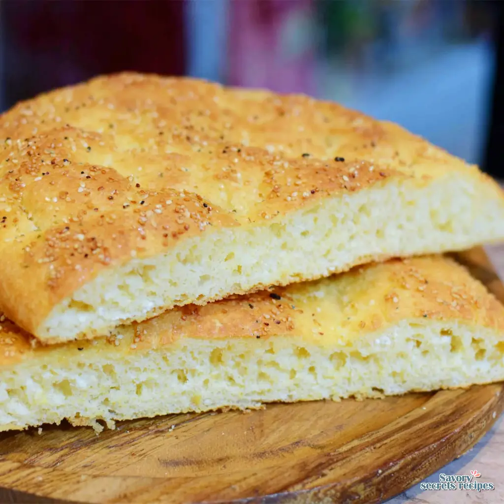 everything bagel cottage cheese flatbread - variation 4