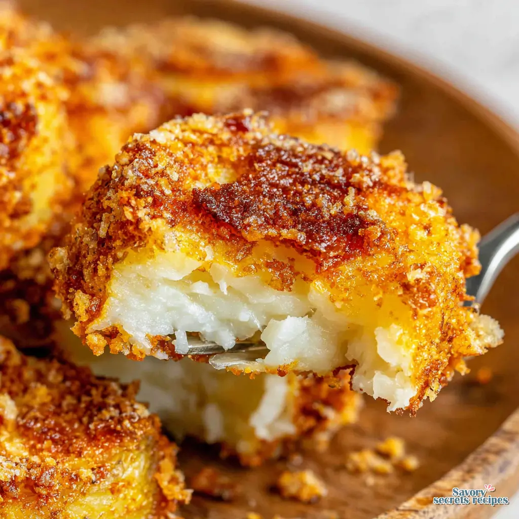 extra crispy parmesan potatoes baking soda close up