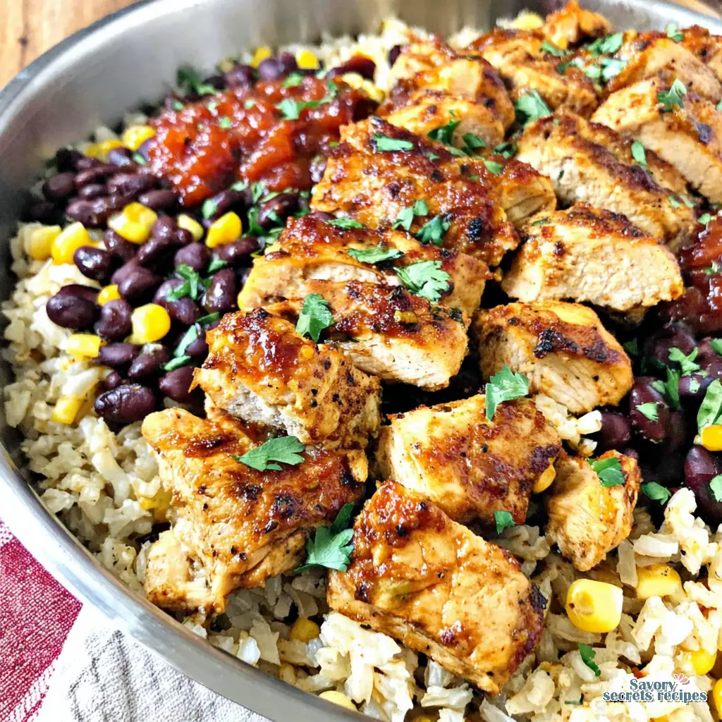 freezer friendly chicken burrito bowls final presentation