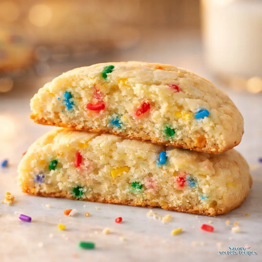 Simple Happy chewy funfetti cake mix cookies recipe