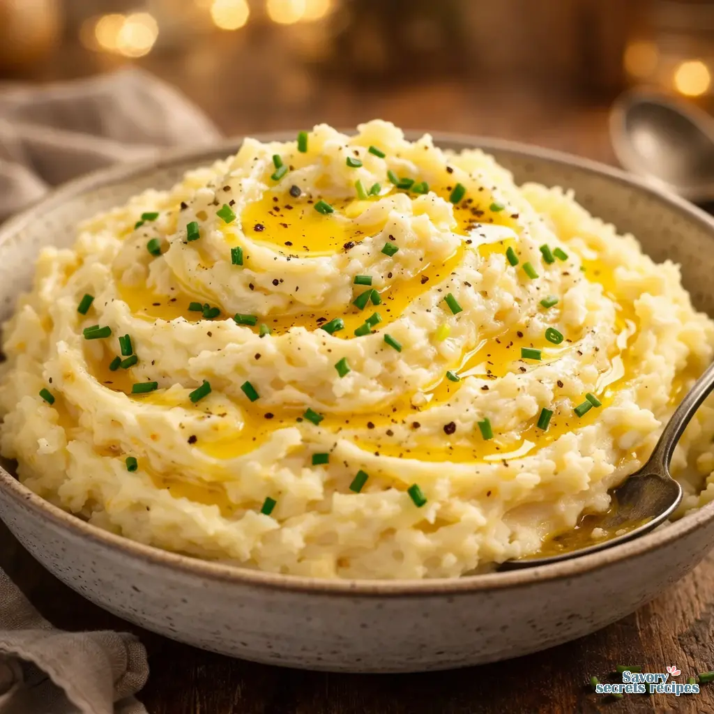 garlic mashed potatoes final presentation