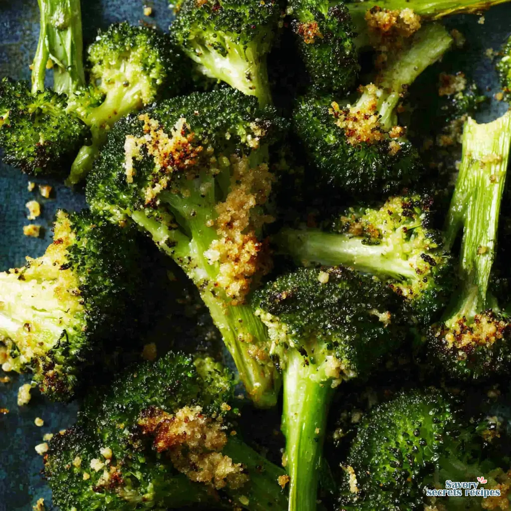garlic roasted broccoli final presentation