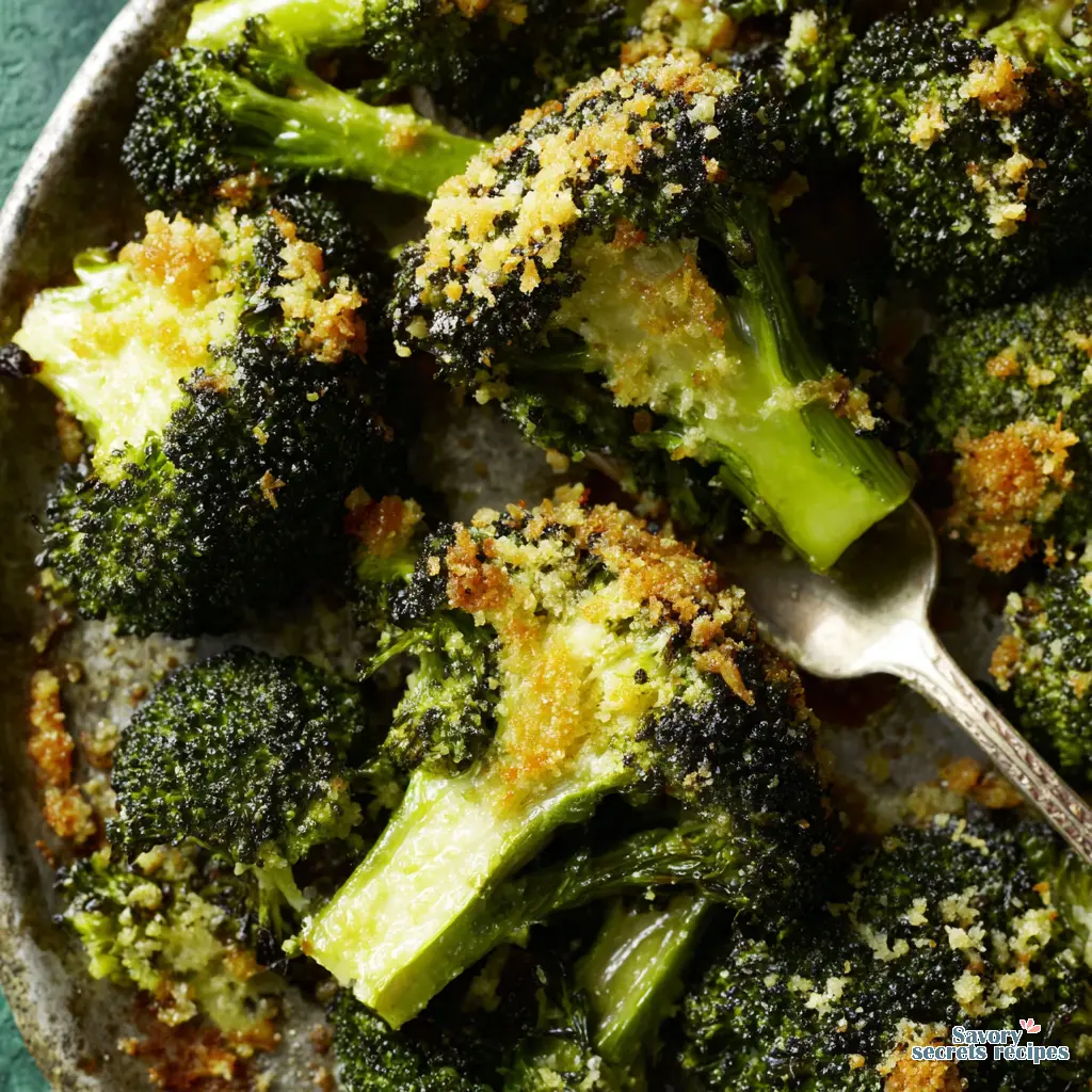 garlic roasted broccoli - variation 4