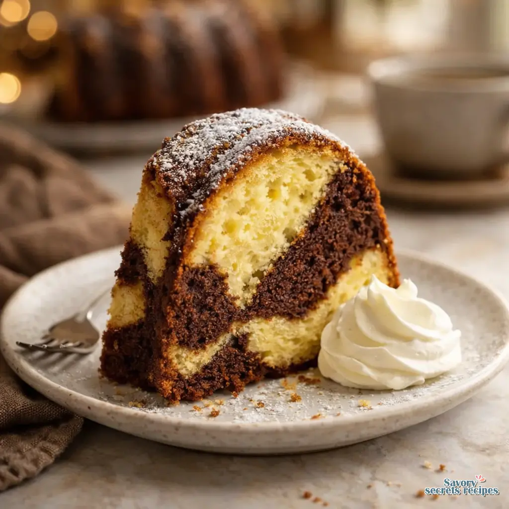 german marble cake marmorkuchen final presentation