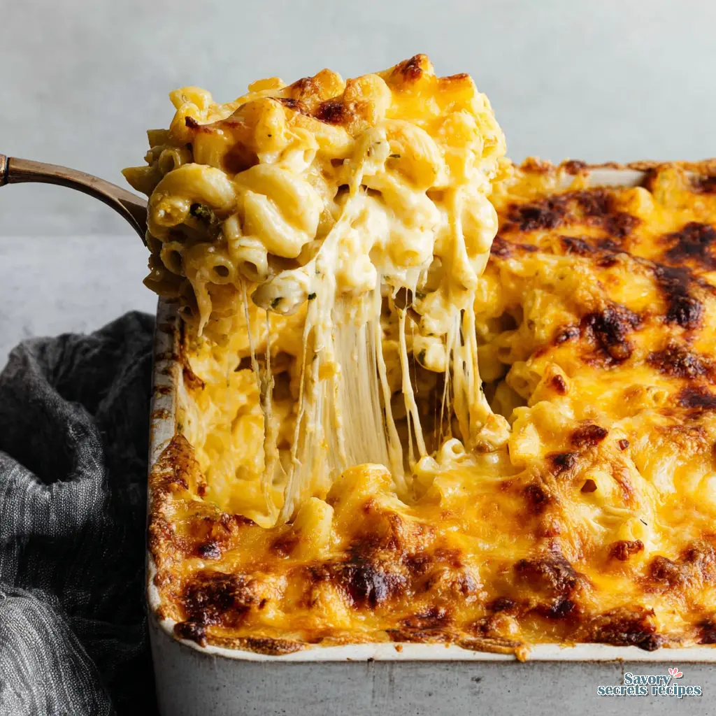 gluten free baked mac and cheese final presentation