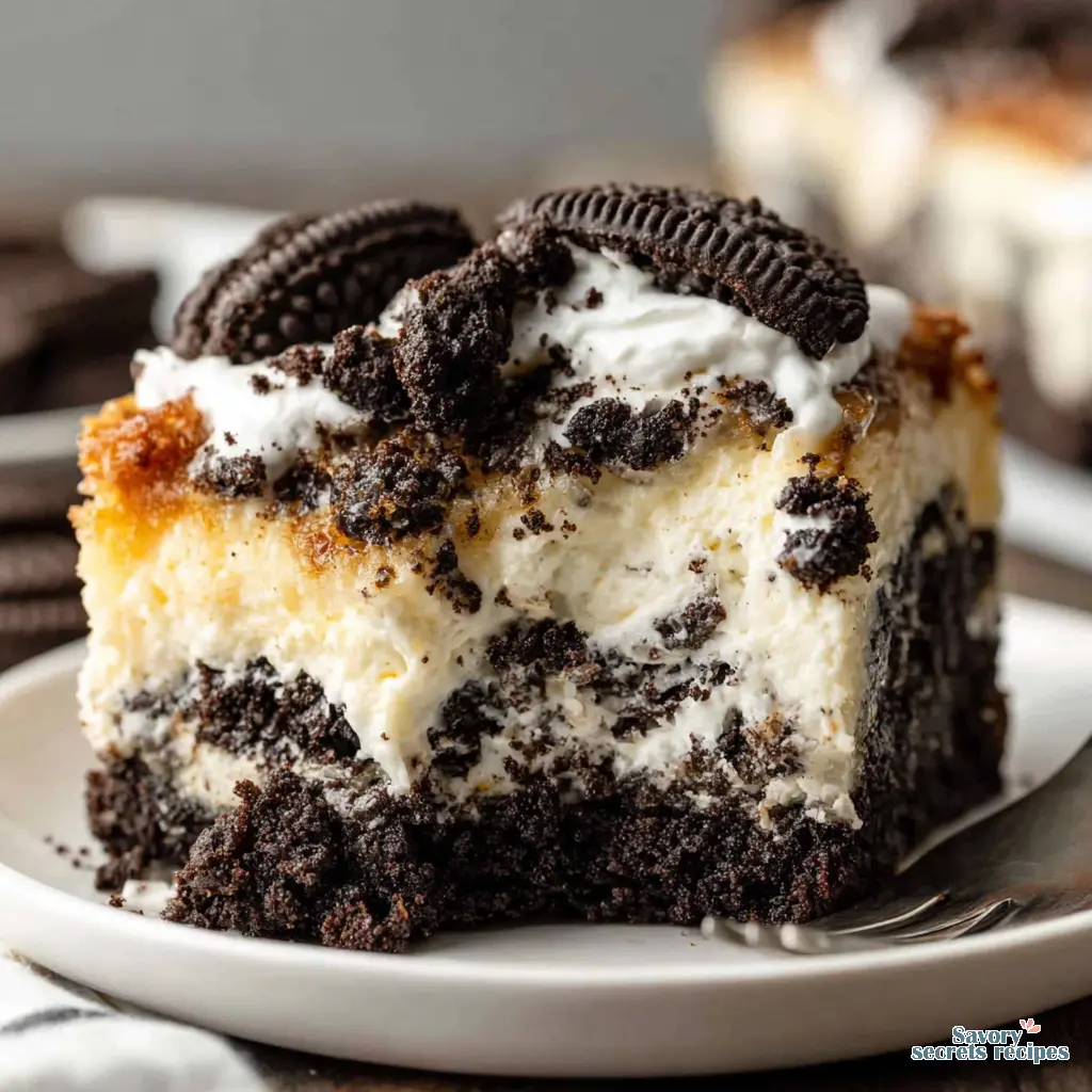 gluten free oreo dump cake - variation 4