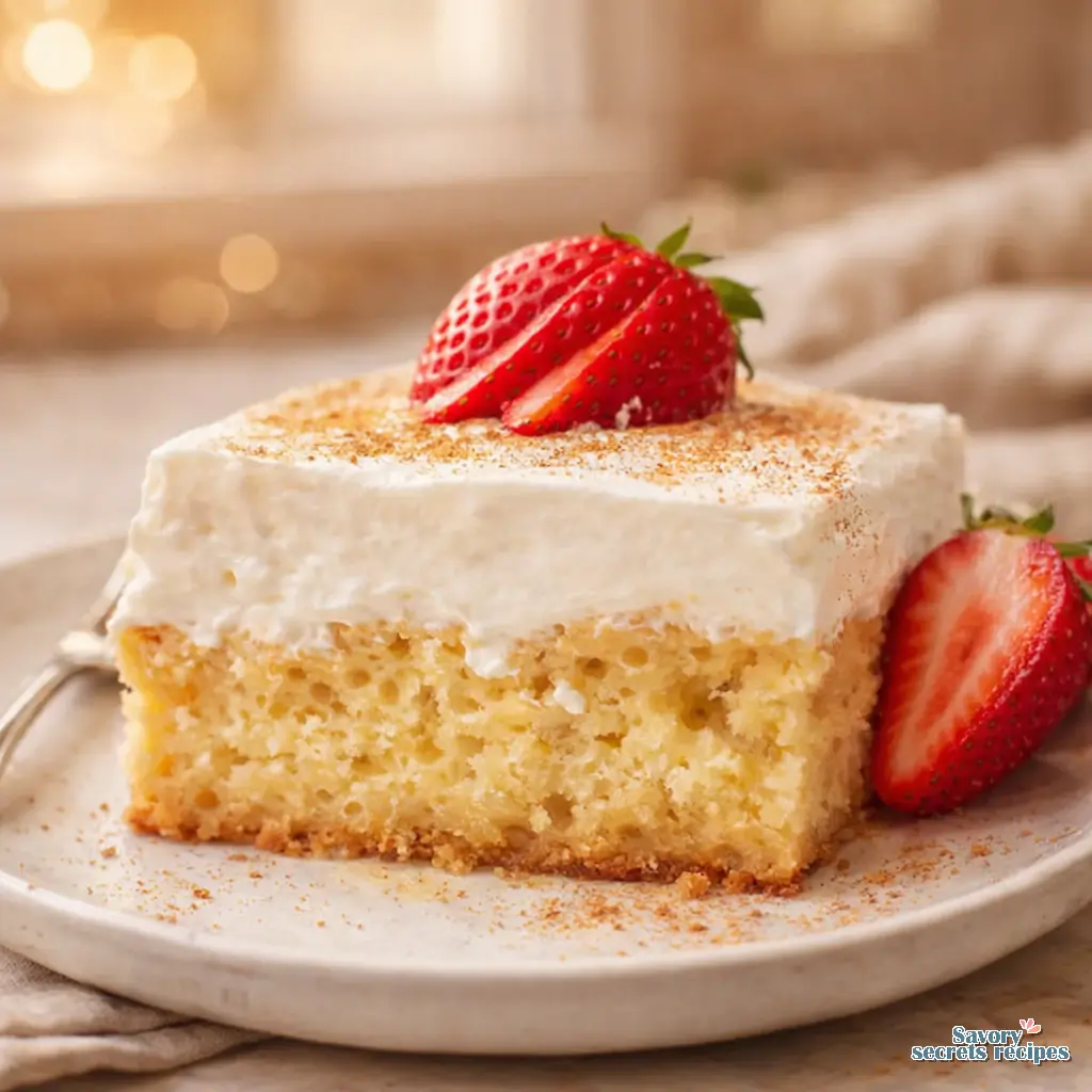 gluten free tres leches cake recipe final presentation