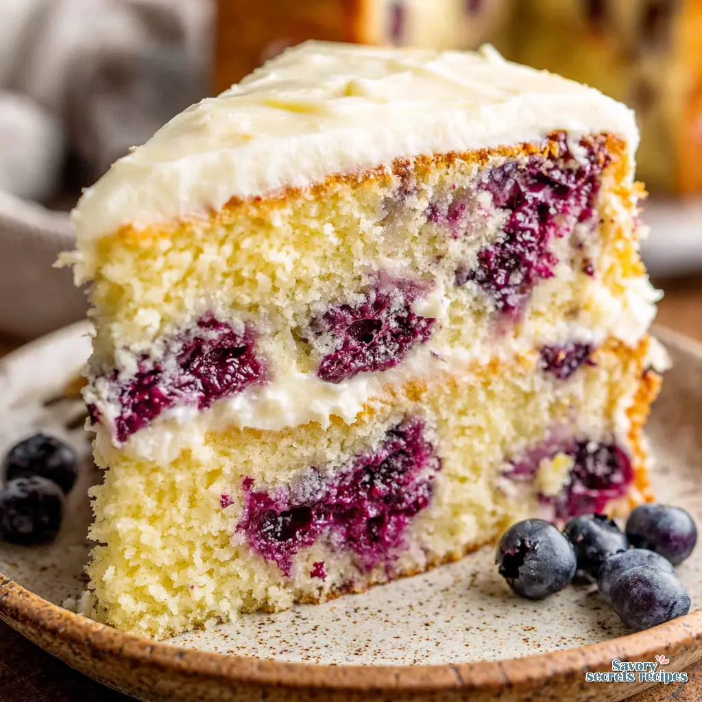 Gluten-Free Lemon Blueberry Cake (Dairy-Free Option) - variation 4