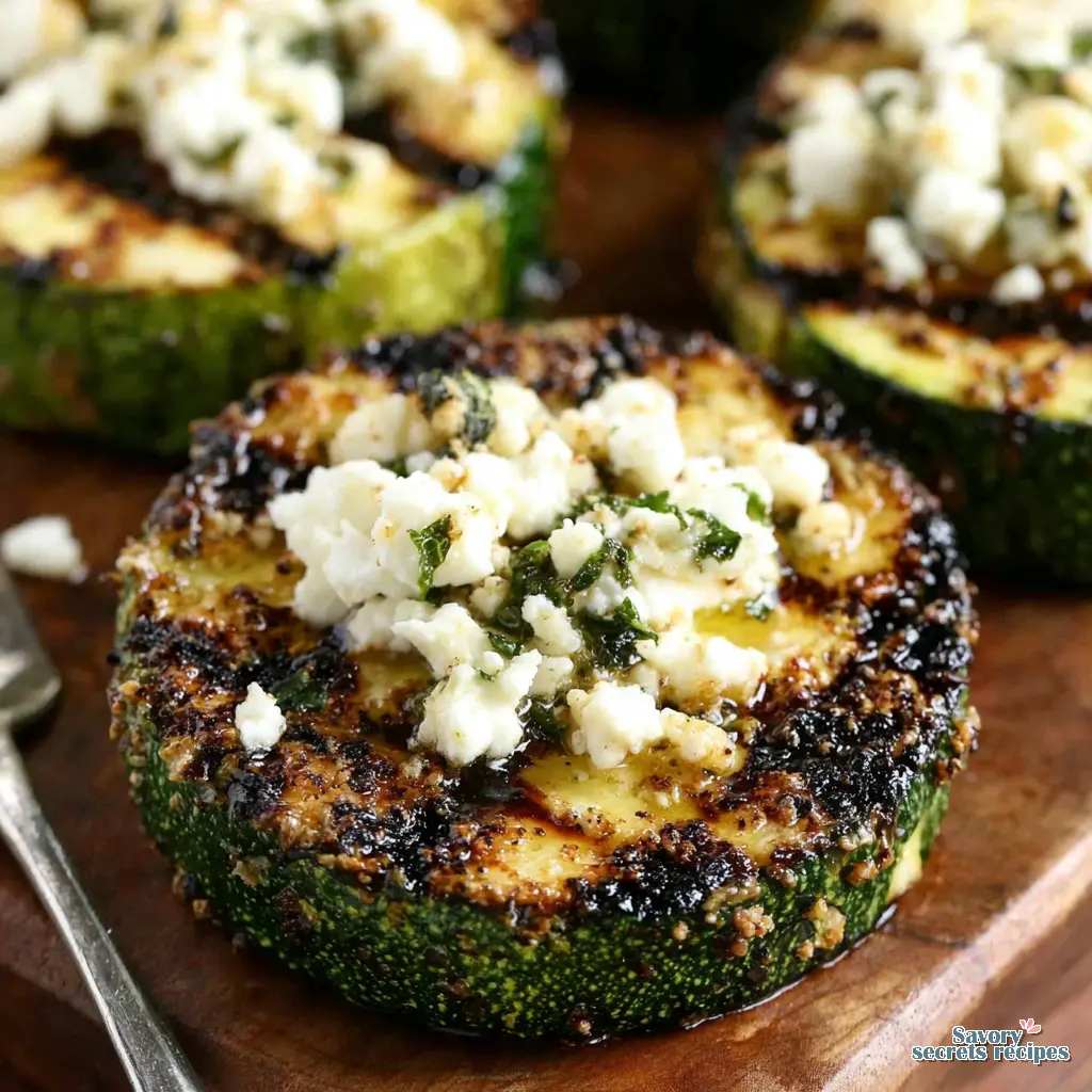 Greek Grilled Zucchini with Feta - variation 4