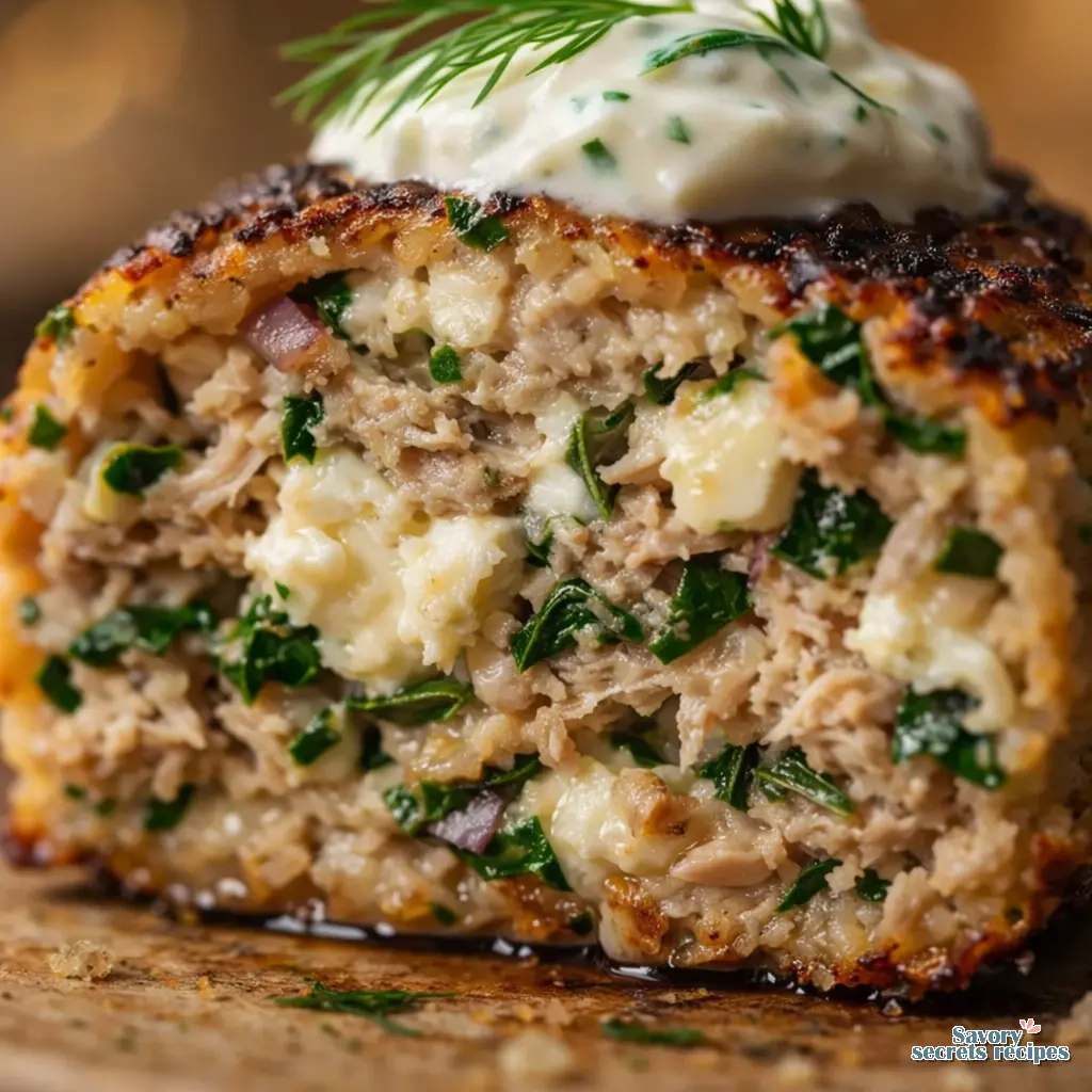 greek turkey meatballs close up