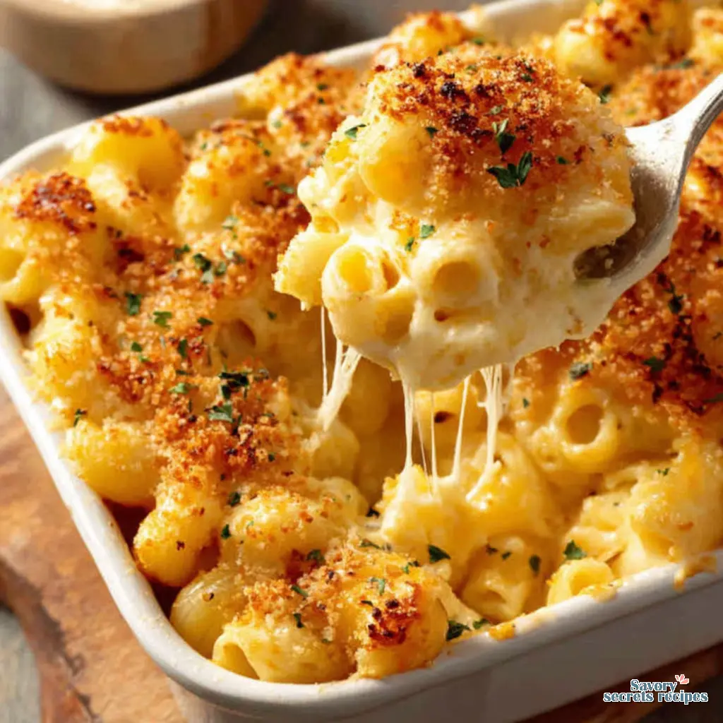 healthy baked mac and cheese final presentation