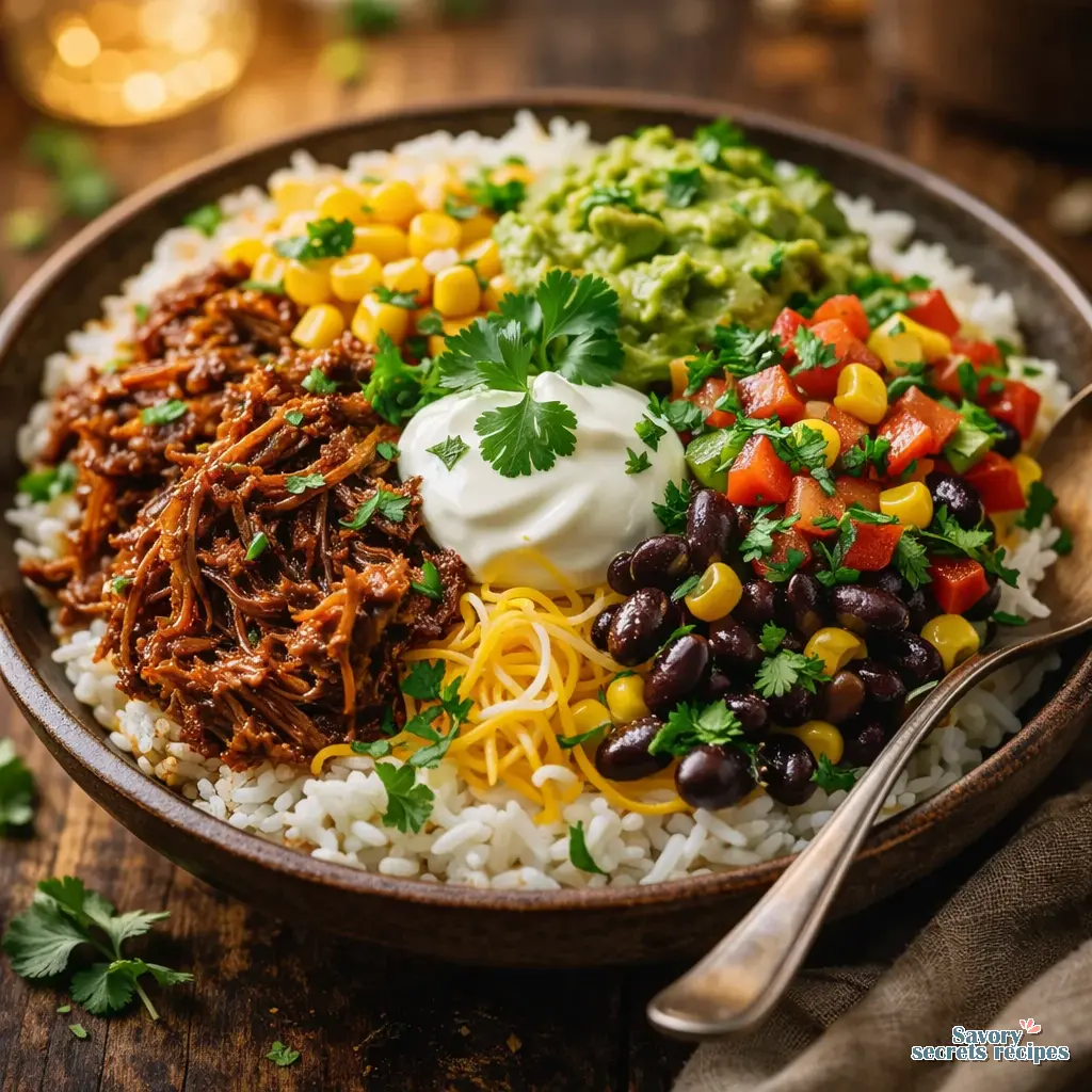 healthy beef taco bowls final presentation