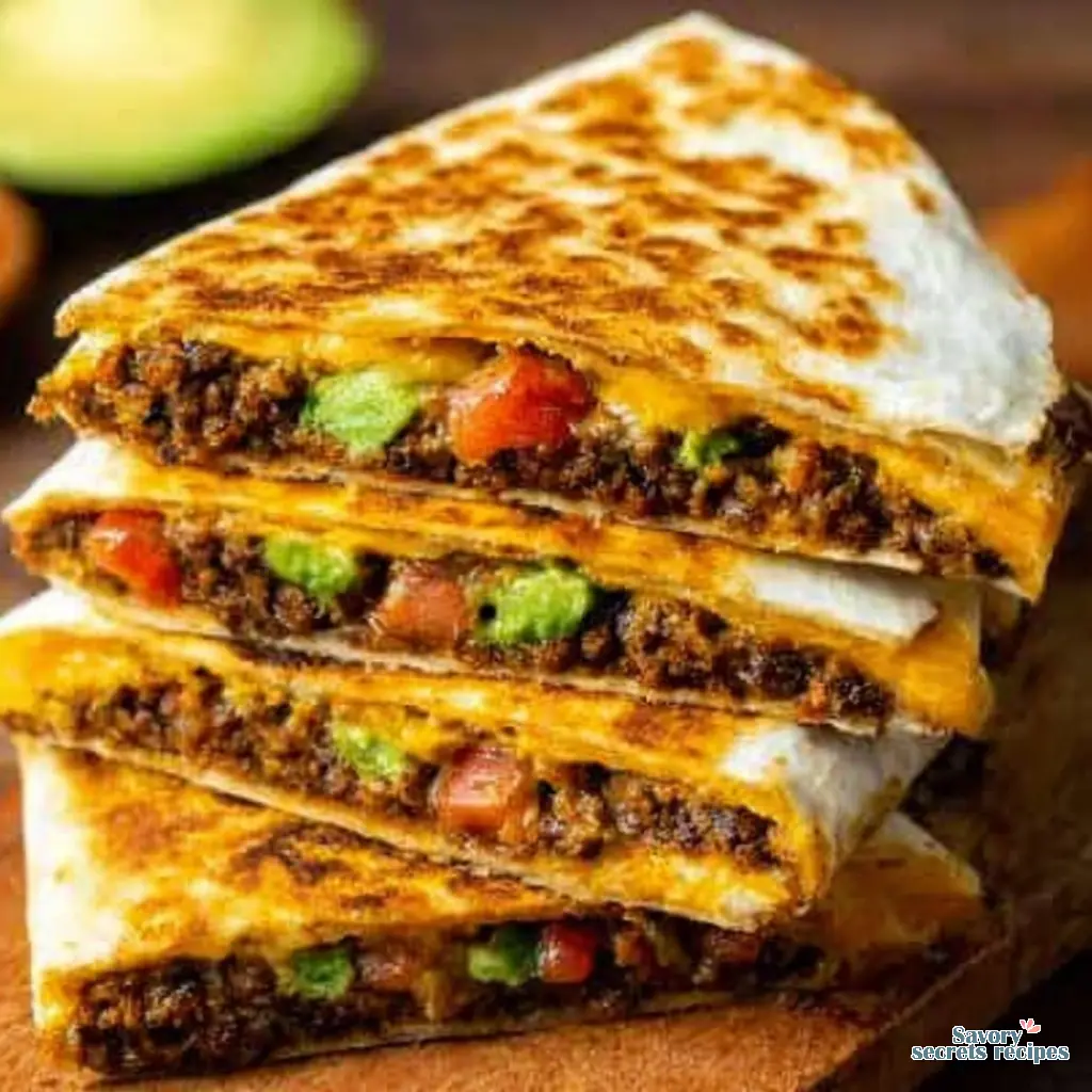 healthy black bean crunchwrap supreme final presentation