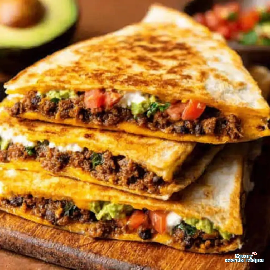 healthy black bean crunchwrap supreme - variation 4