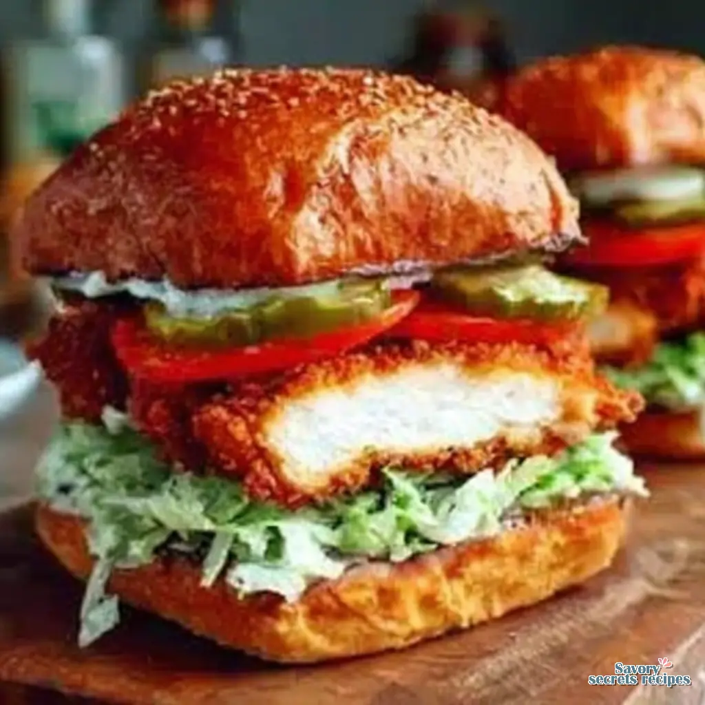 healthy chicken sandwich close up