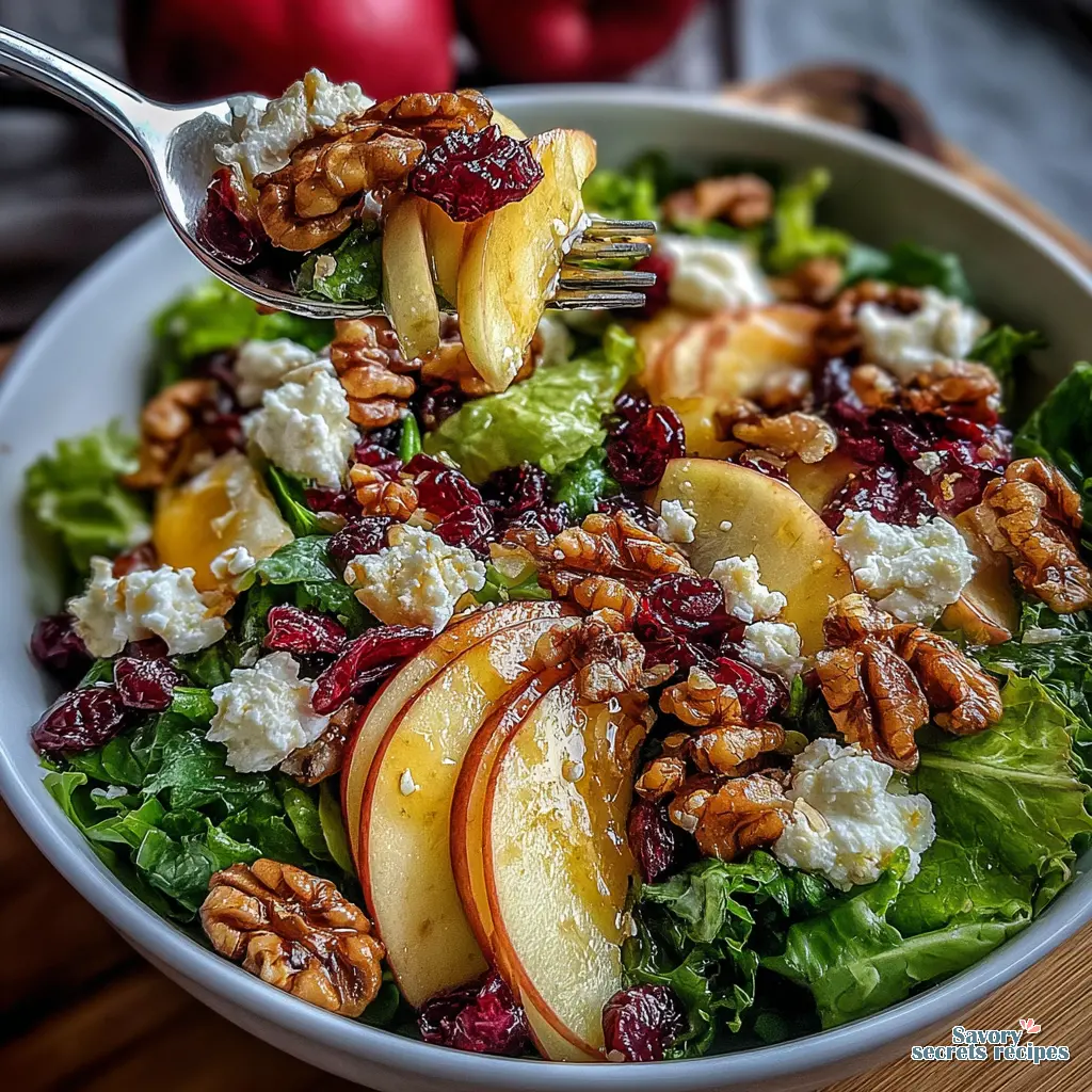 healthy crunchy salad final presentation