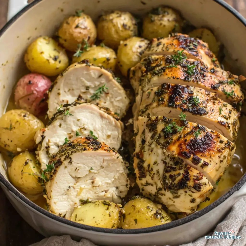 healthy roast chicken meal final presentation