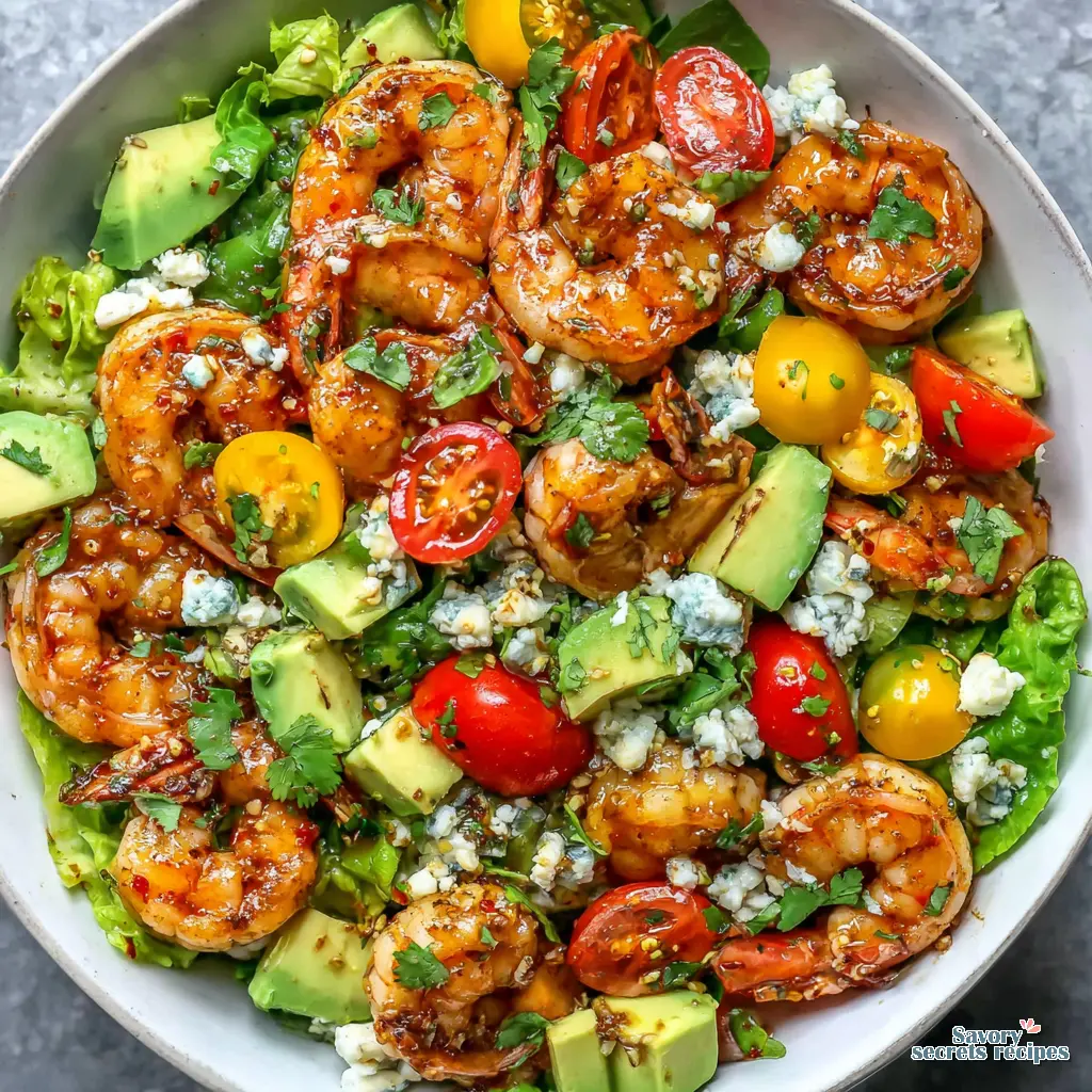 healthy shrimp salad final presentation