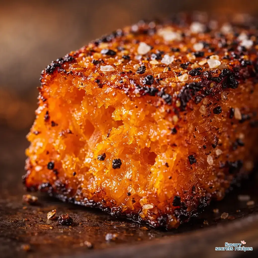 healthy sweet potato side close up