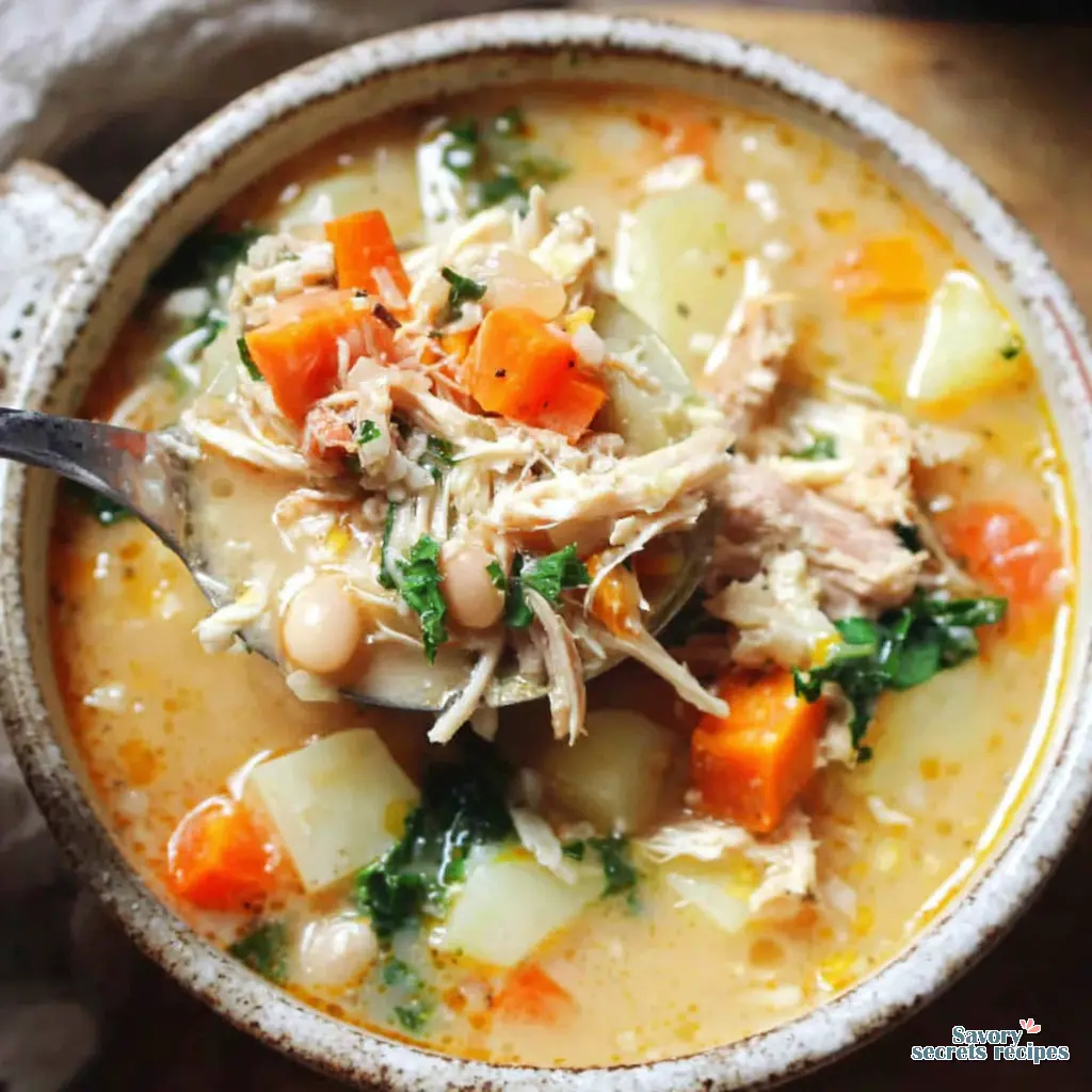 hearty chicken soup - variation 4