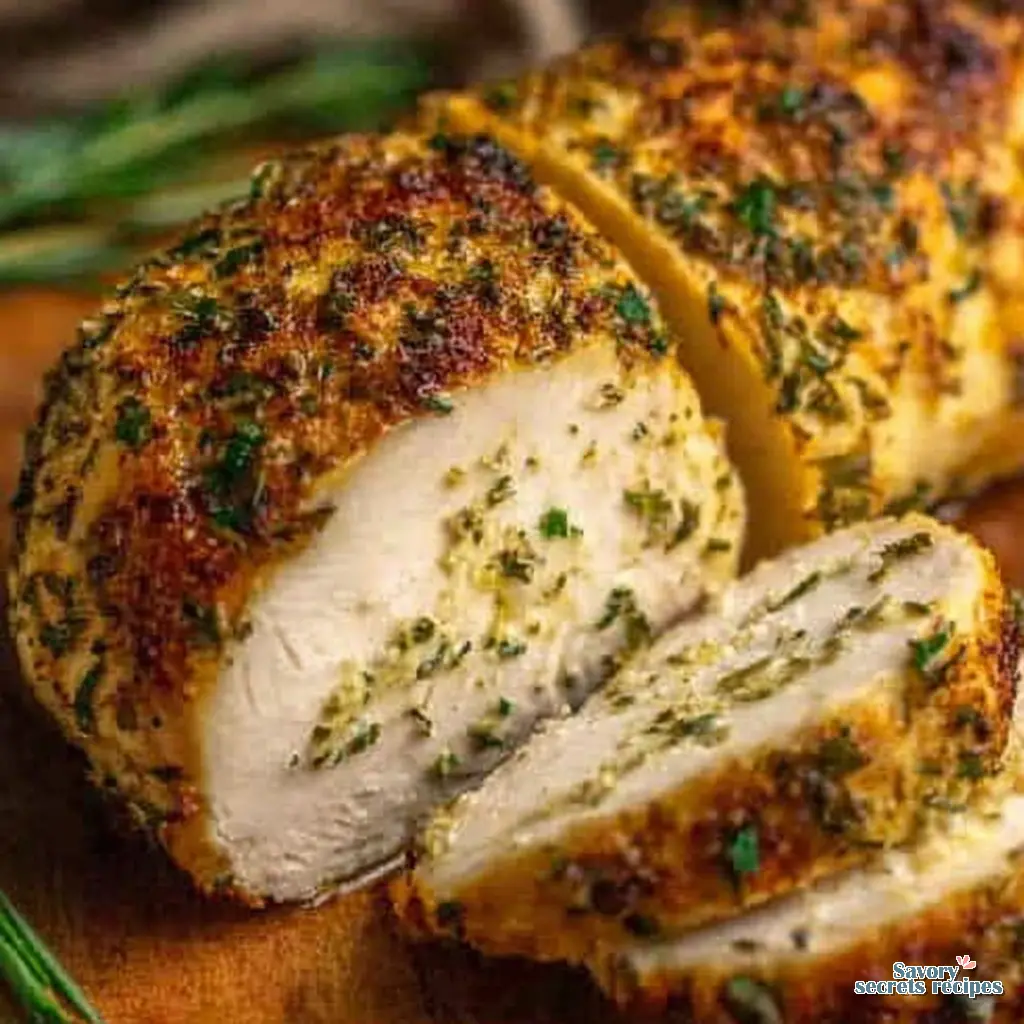 herb roasted chicken final presentation