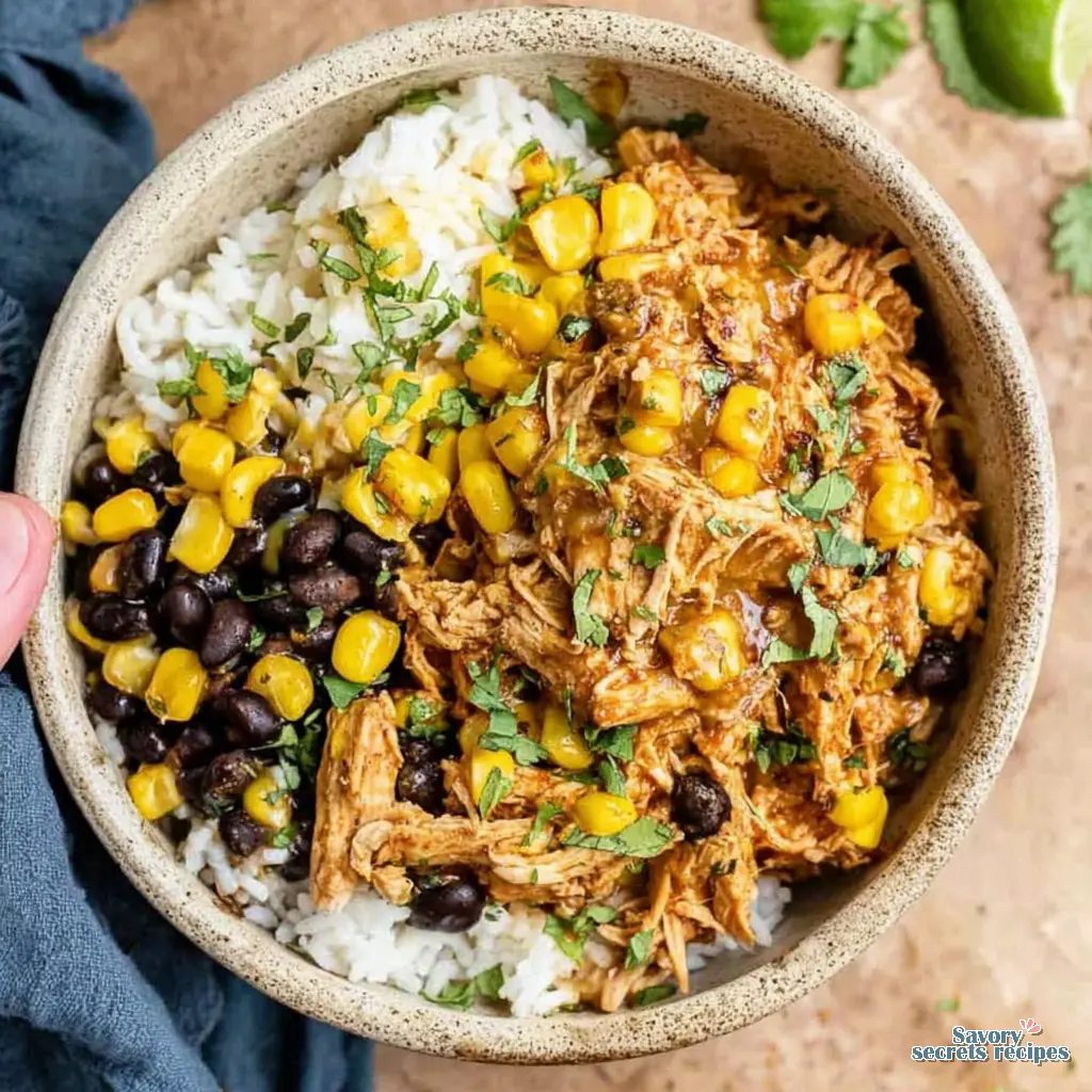 high protein southwest chicken burrito bowls final presentation