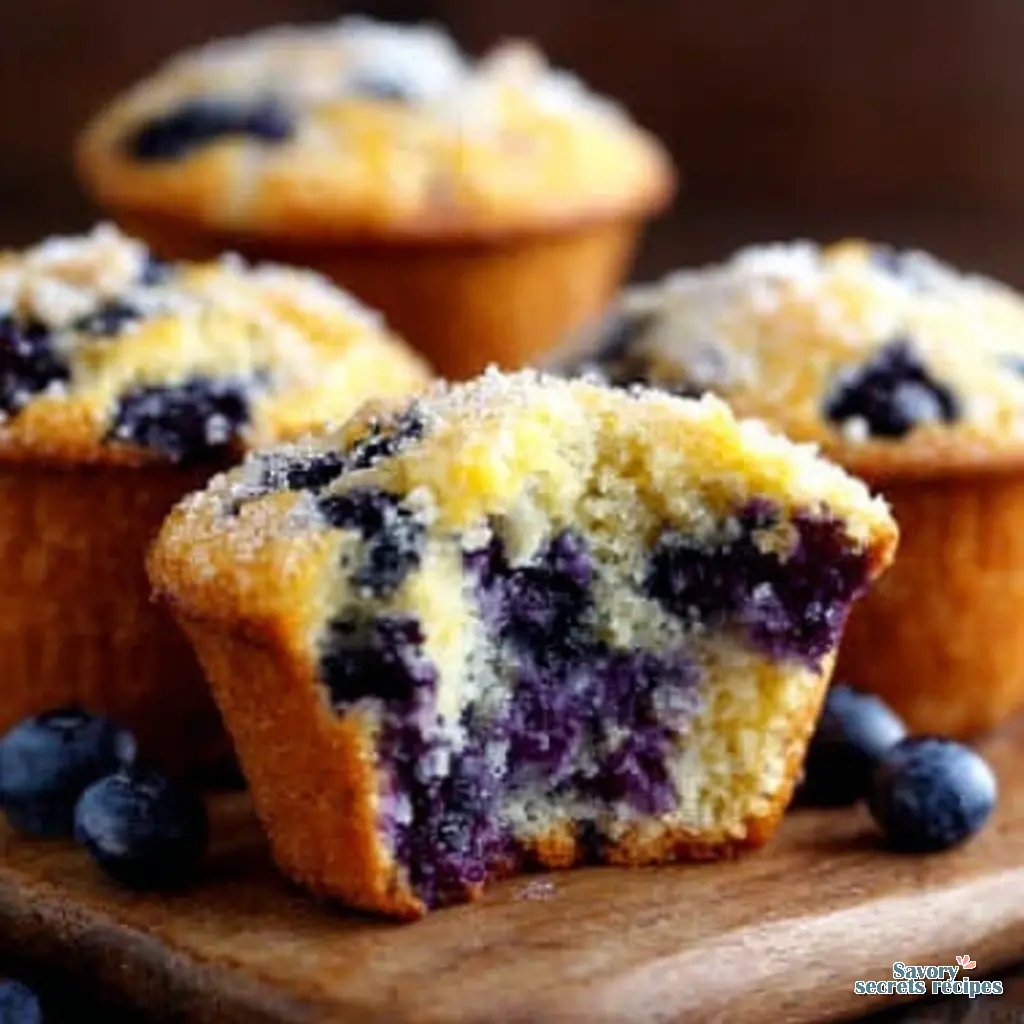 homemade blueberry muffins final presentation