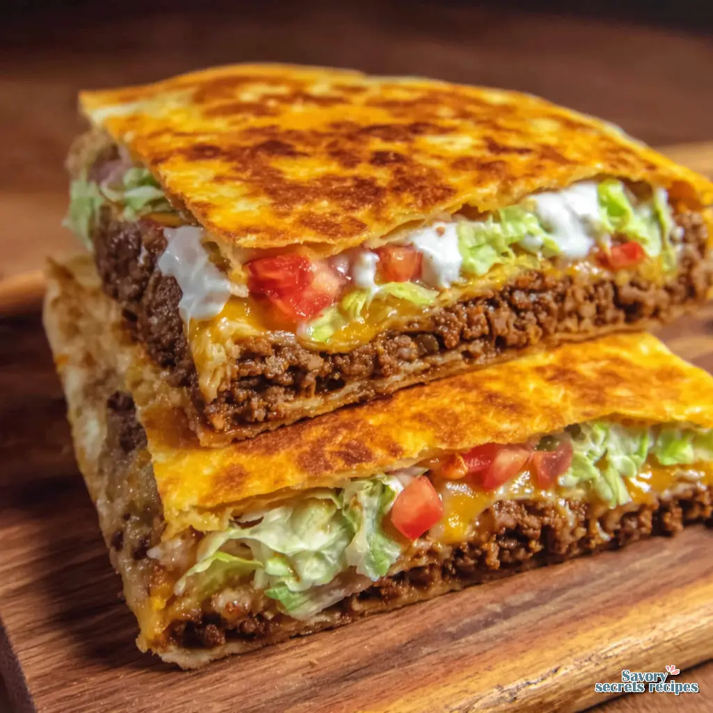 homemade crunchwrap supreme recipe final presentation