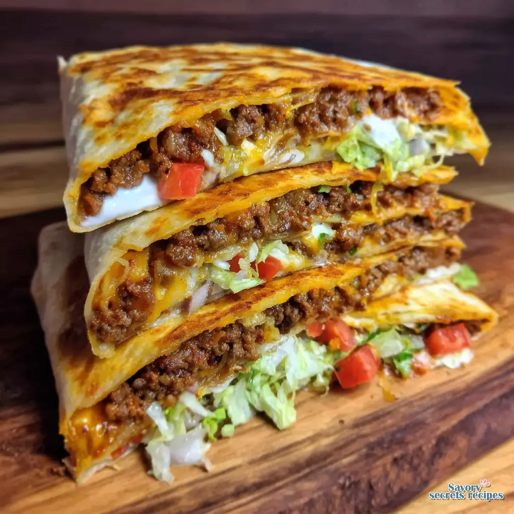 homemade crunchwrap supreme recipe - variation 4