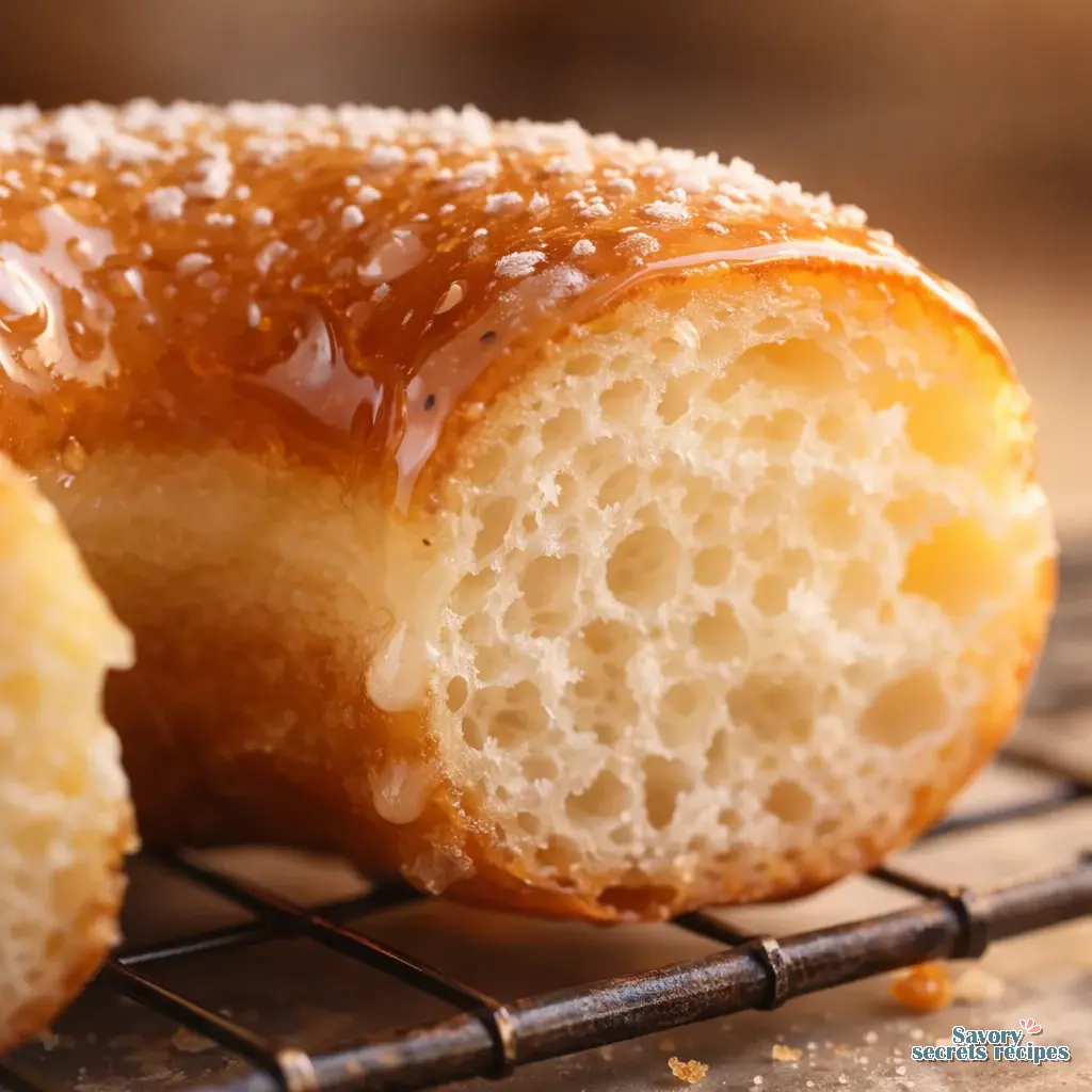 homemade donuts recipe close up