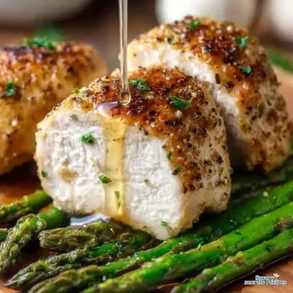 honey lemon chicken asparagus final presentation