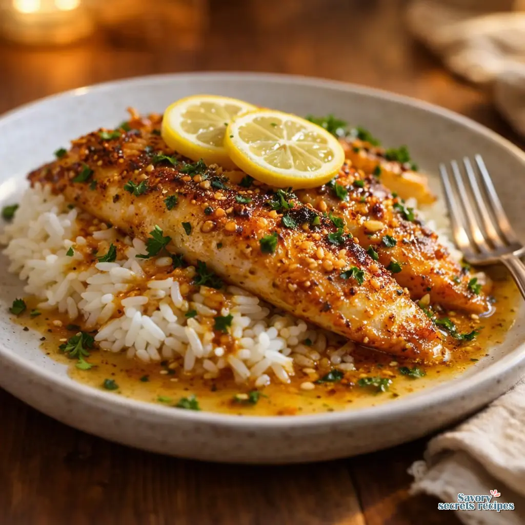 honey lemon garlic tilapia final presentation