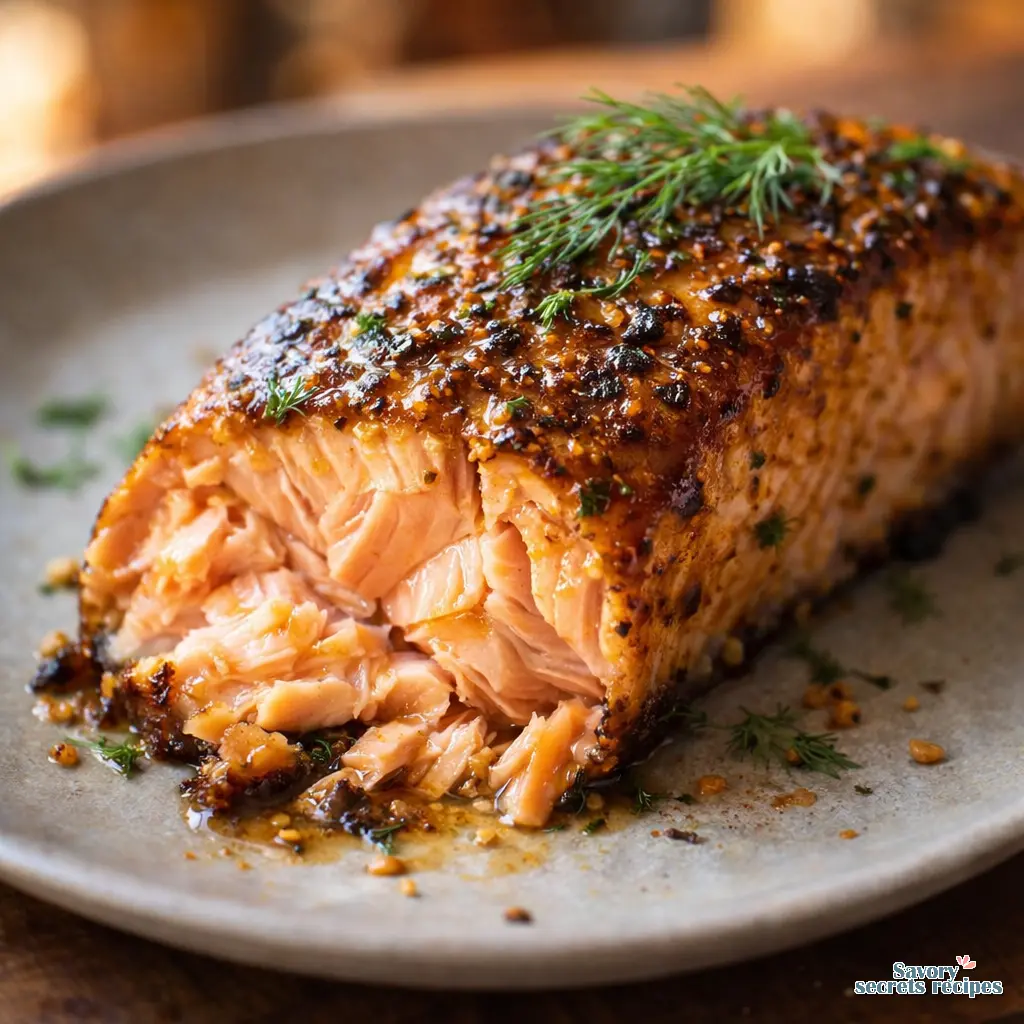 New air fryer salmon with honey mustard sauce no breading