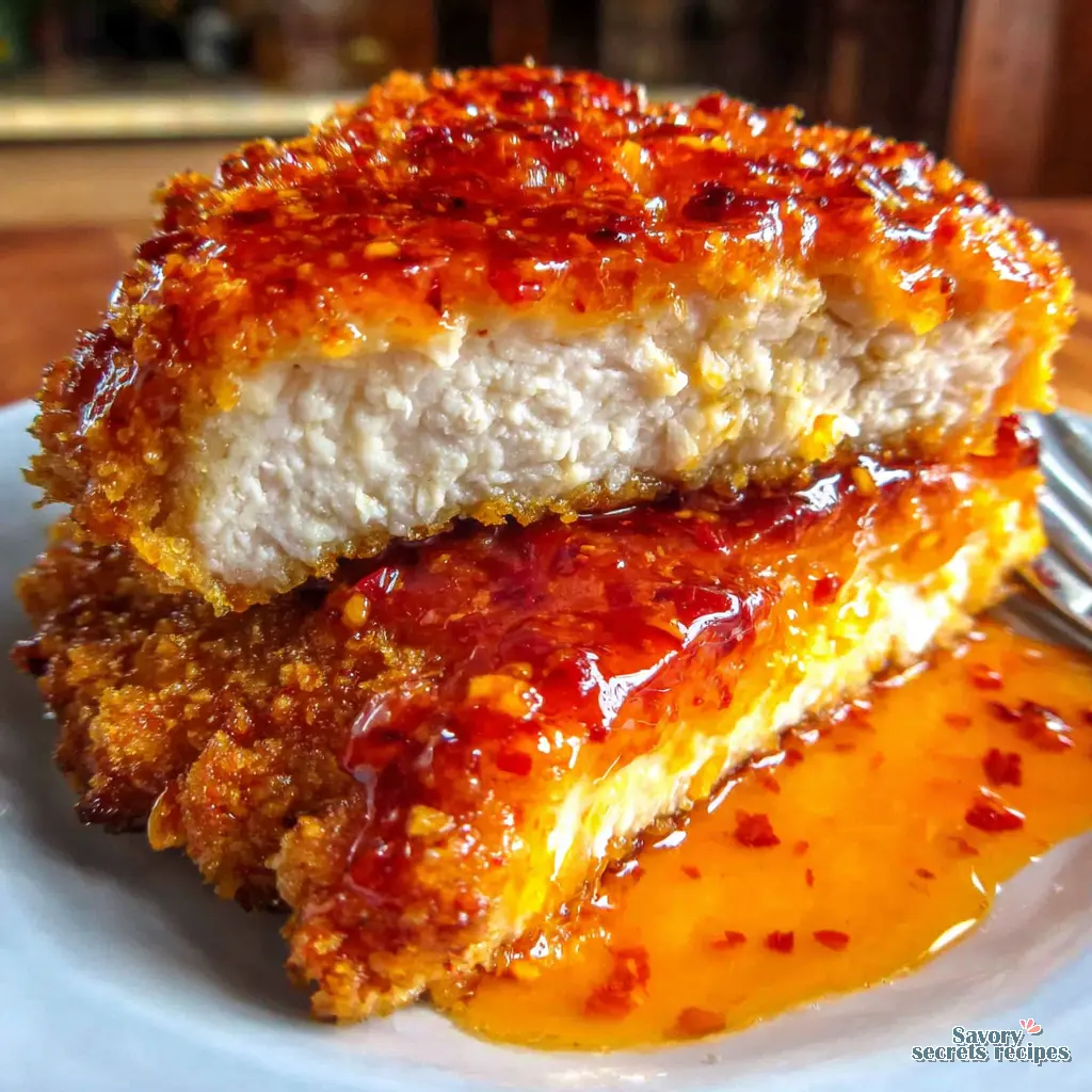 hot honey chicken air fryer - variation 4