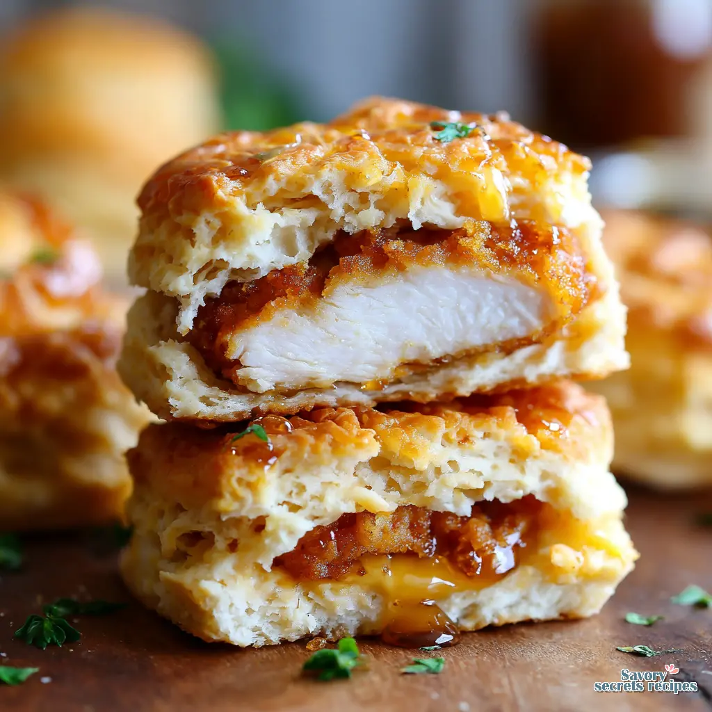 hot honey chicken biscuit final presentation