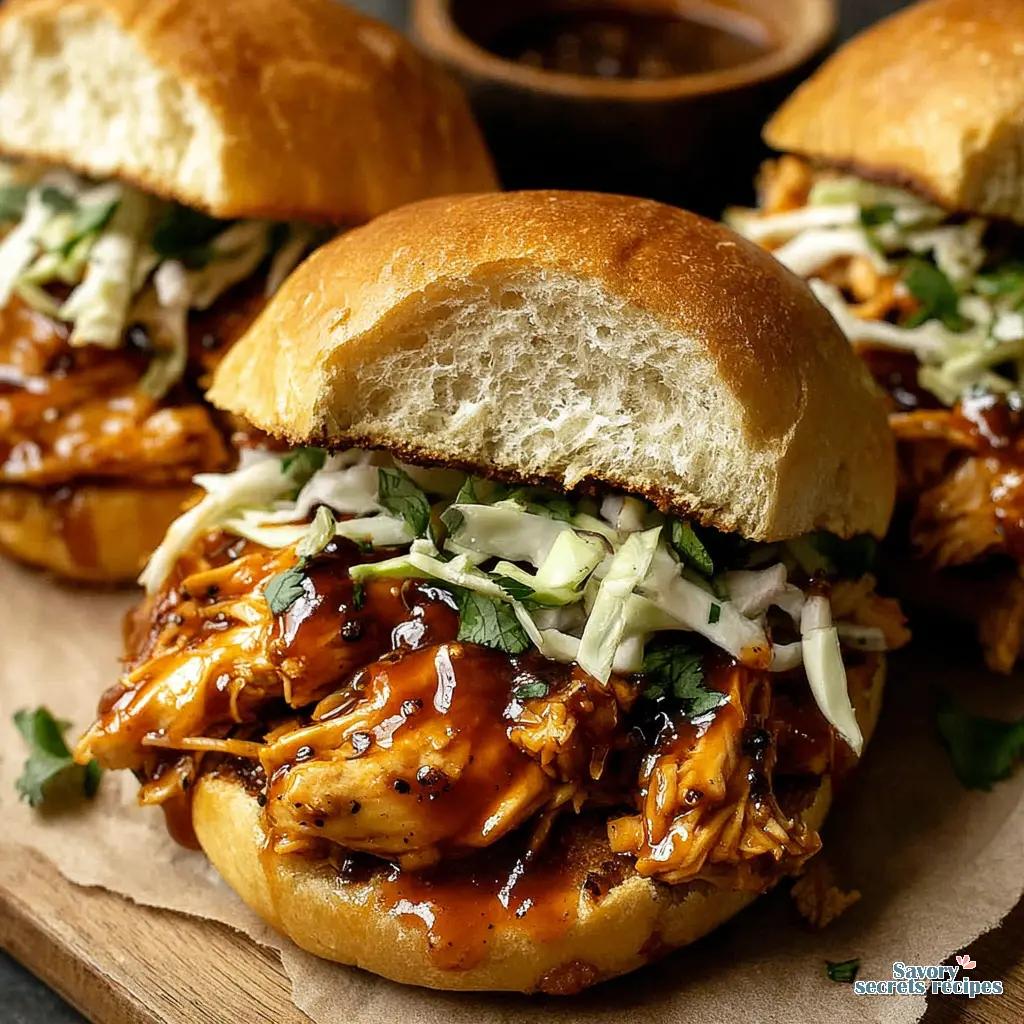 hot honey chicken crock pot close up