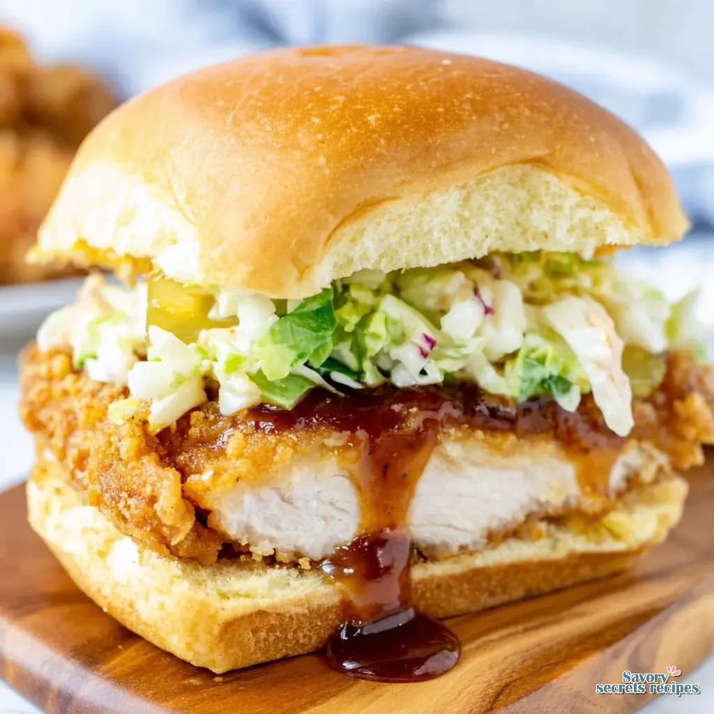 hot honey chicken sandwich final presentation