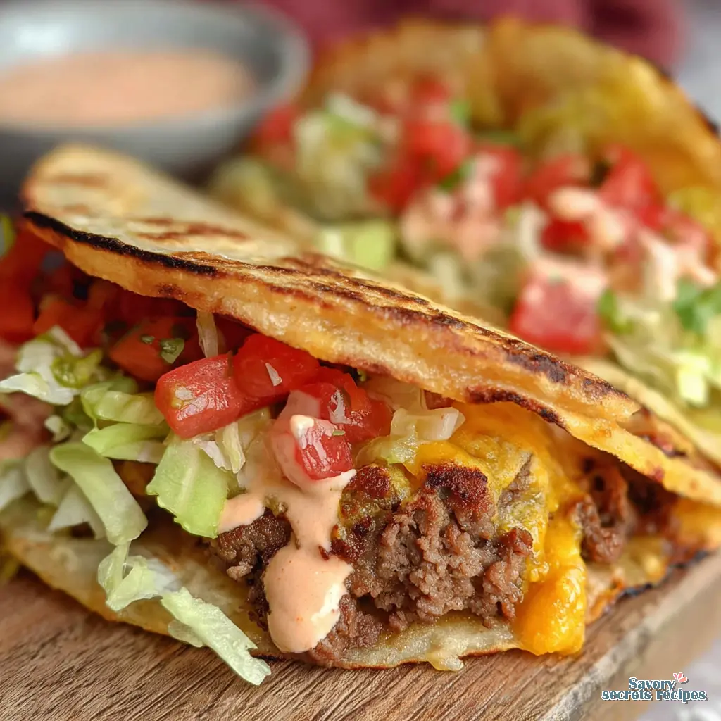 in n out smash burger tacos recipe final presentation