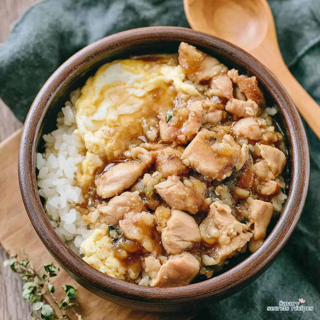 japanese chicken rice bowl final presentation