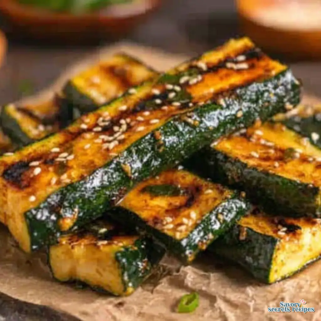 Japanese Style Grilled Zucchini - variation 4