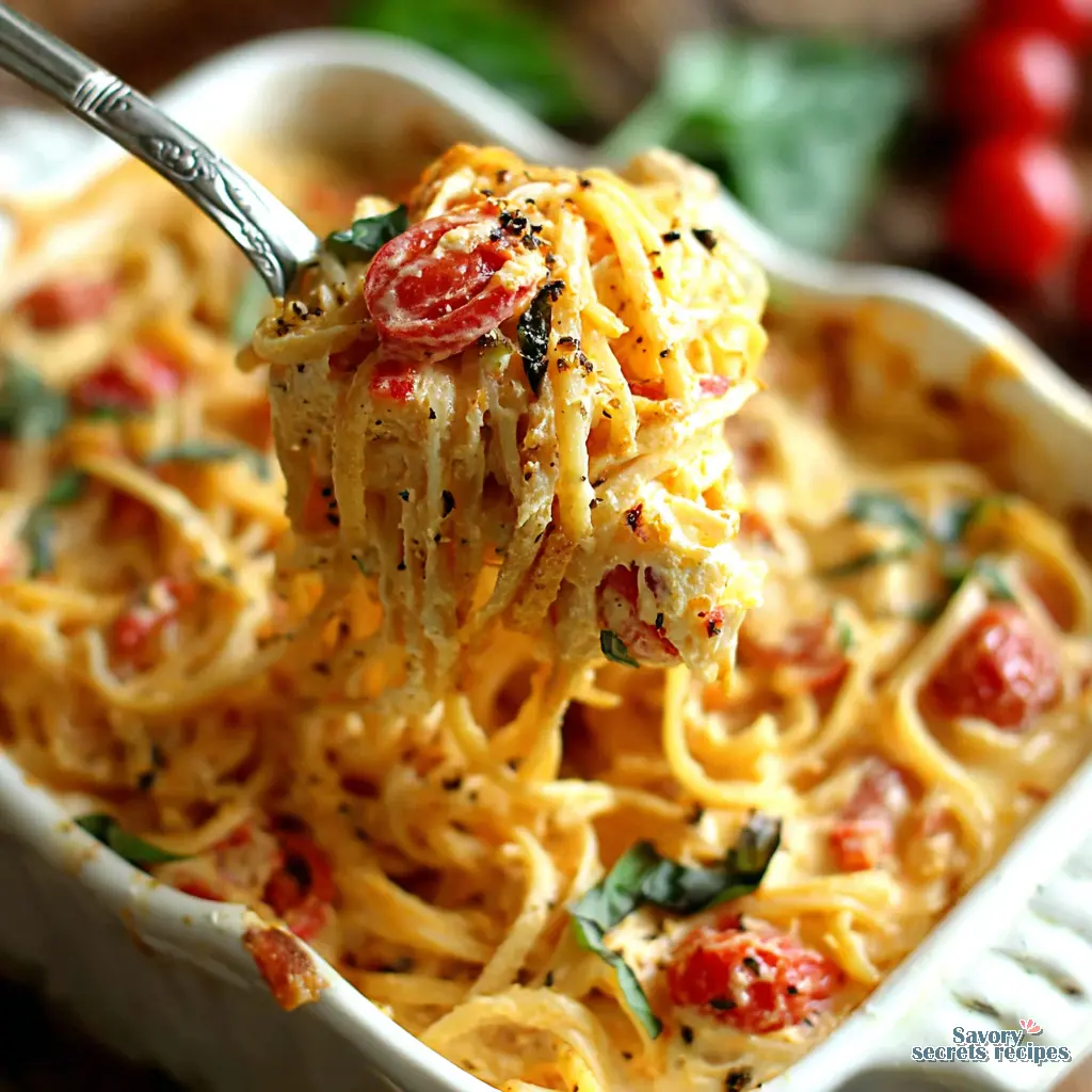 keto baked feta pasta alternative - variation 4