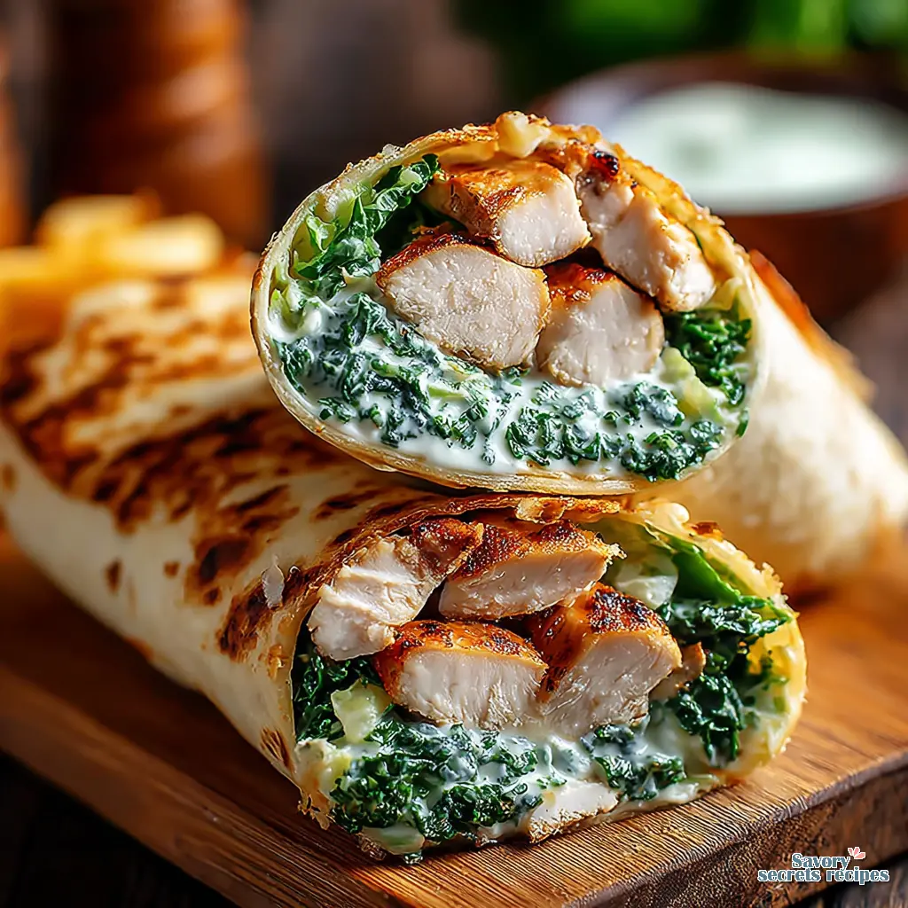 keto chicken caesar wrap final presentation